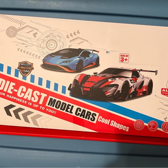 Speedy Racer Die-Cast Car Collection - Red, Green, Yellow, Blue, White - Picture 2 of 2